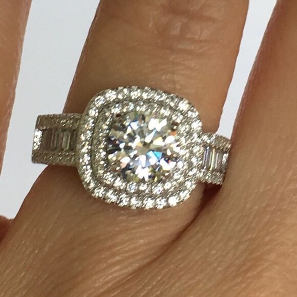 NWT Sterling Silver & Cubic Zirconia Ring - Picture 7 of 8